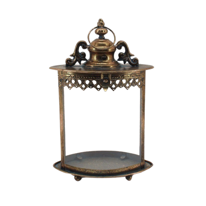 Metal Lantern with Glass - Neve