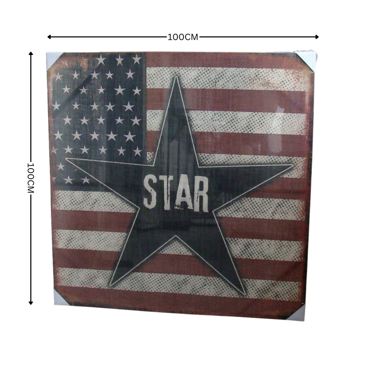 Print - Star on Flag