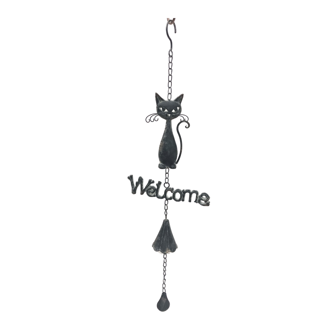 Hanging Bell - Cat Welcome