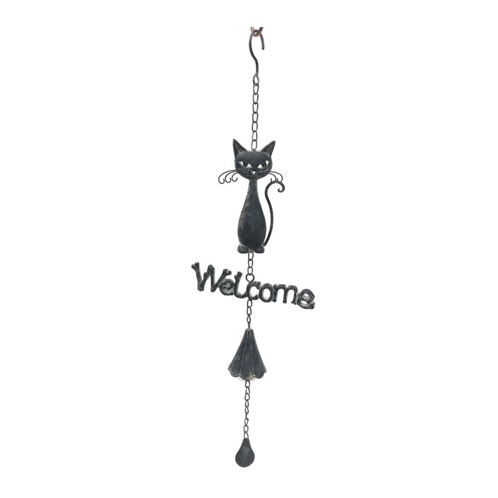Hanging Bell - Cat Welcome