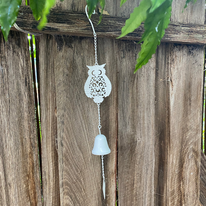 Hanging Bell - Owl White