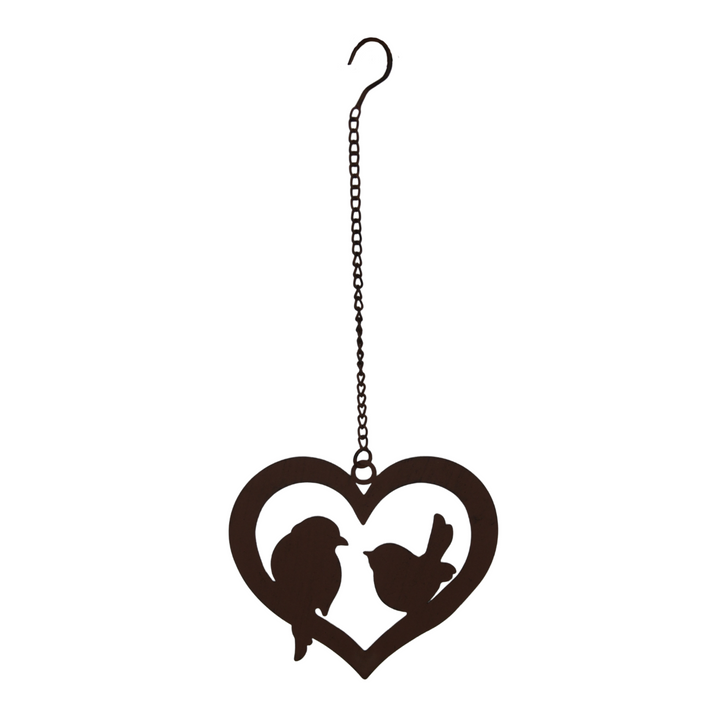 Hanging Heart with 2 Birds