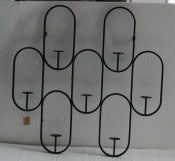 Wall Decor - Candle Holder Black SECONDS
