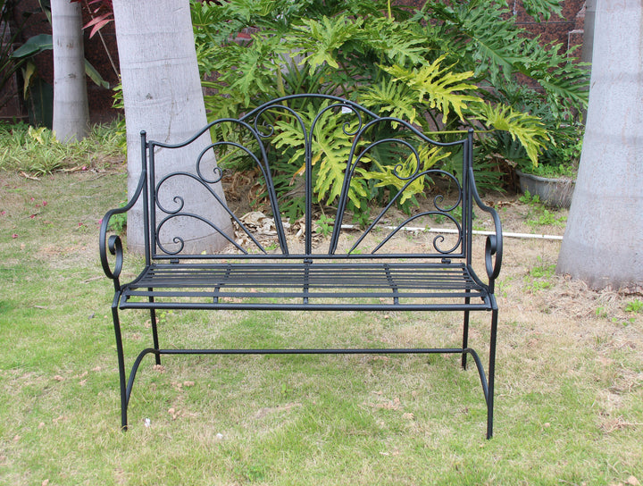 Garden Bench - Ava Black