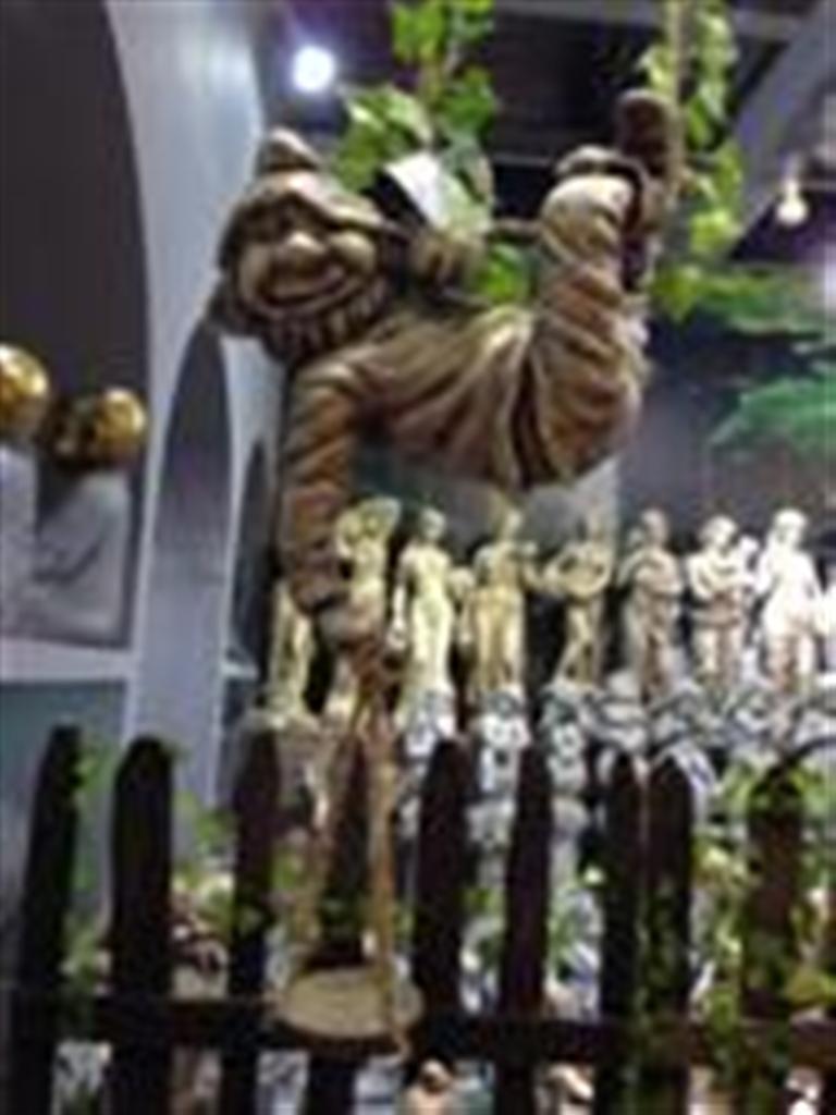 Statue Gnome Birdfeeder 43x19x36cm