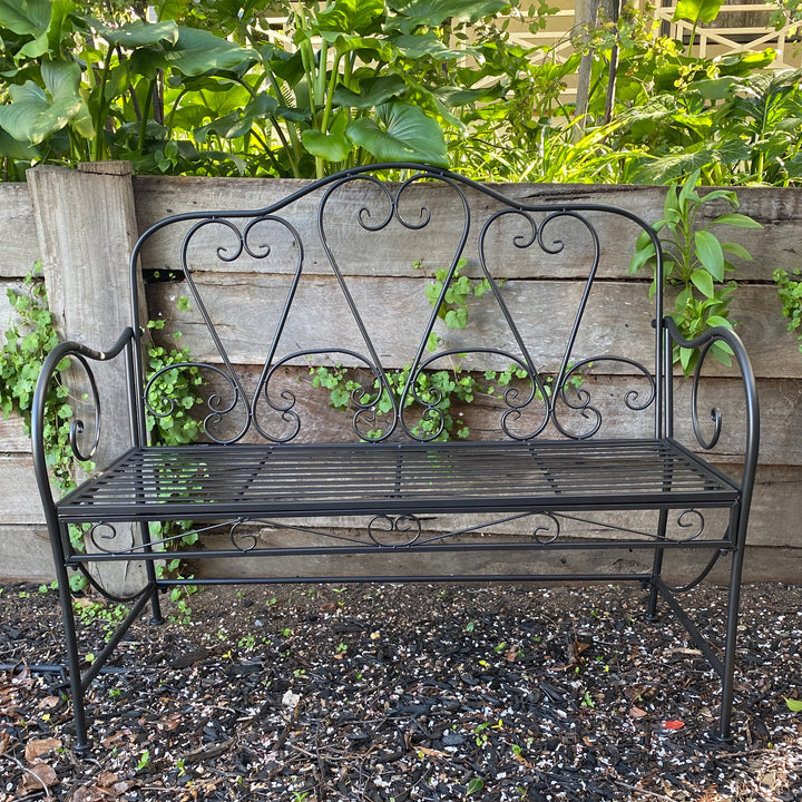 Garden Bench - Bella Black