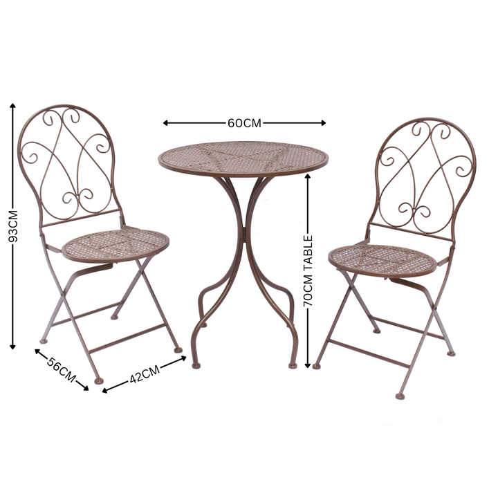 Patio Setting - Abby Rust