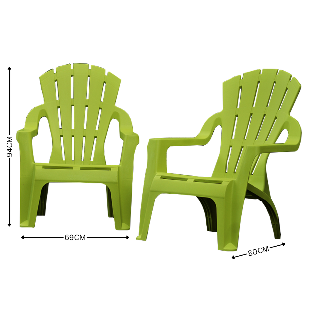Chairs - Italia Lime Replica  Adirondack