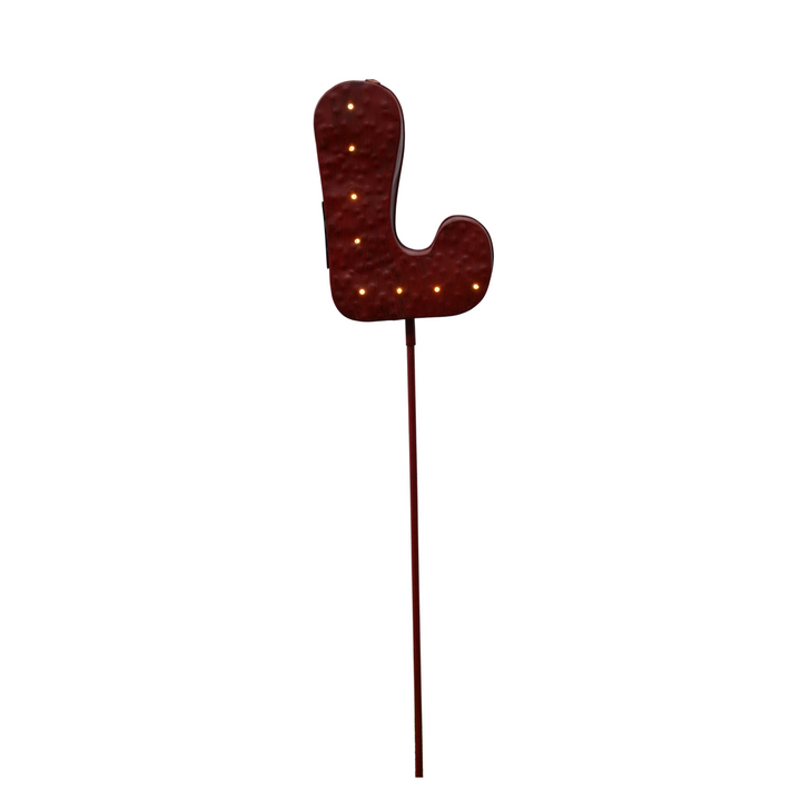 Garden Stake - Sale Red L Letter