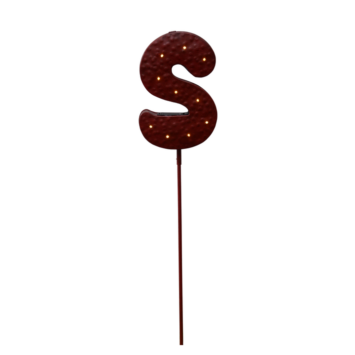 Garden Stake - Sale Red S Letter