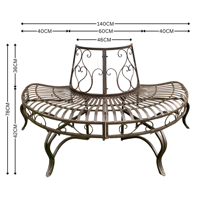 Tree Surround - Half Rustic Brown