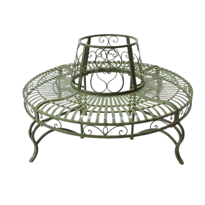 Tree Surround - Full Distressed Antique Green