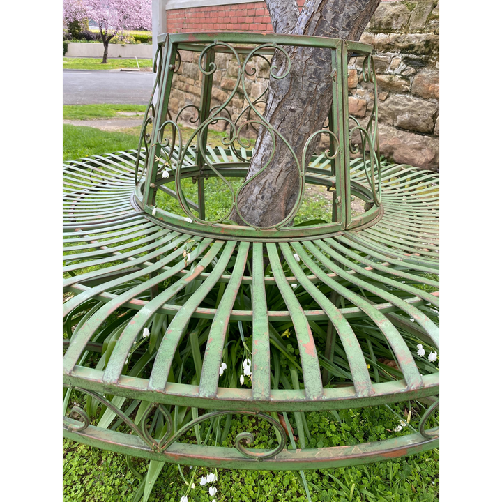 Tree Surround - Full Distressed Antique Green