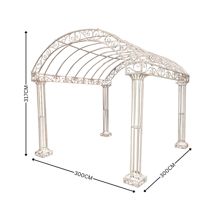 Garden Gazebo - 3m x 3m Cream