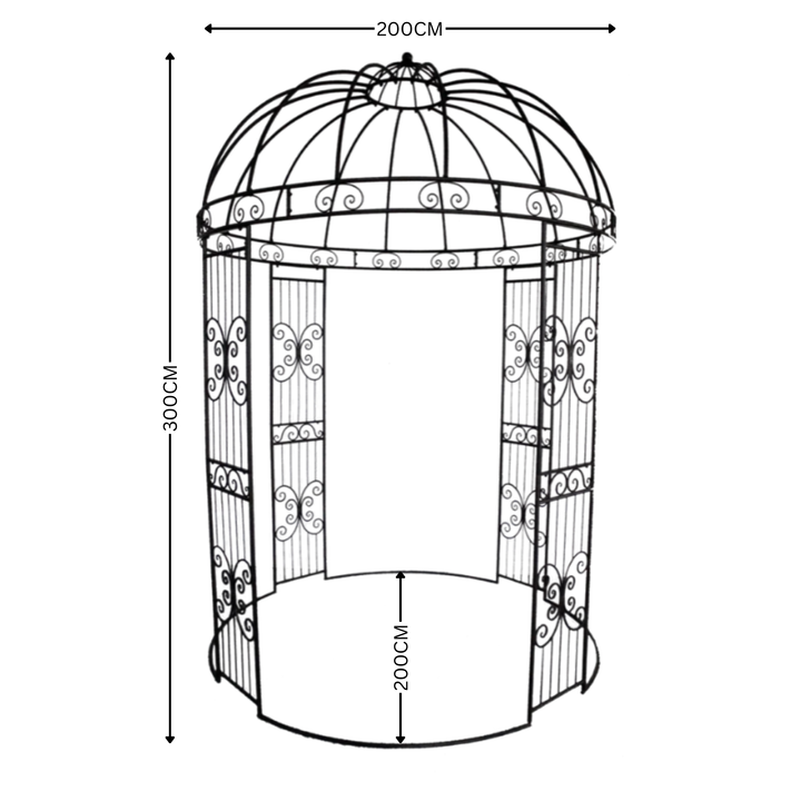 Garden Gazebo - Round Kd