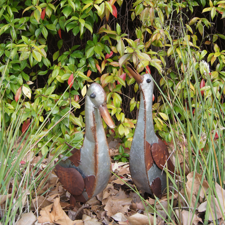 Metal Sculpture - Duck Head Down