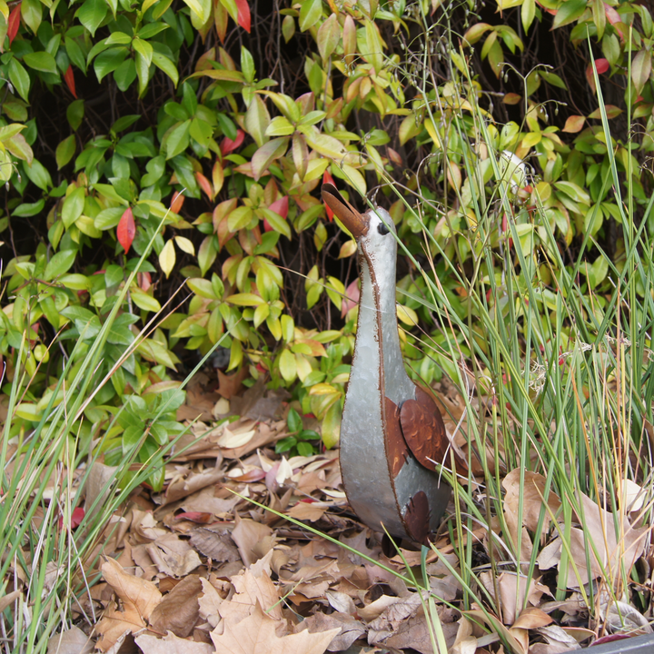 Metal Sculpture - Duck Head Up