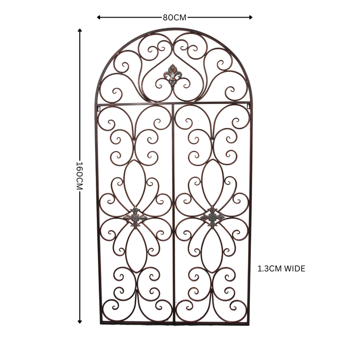 Wall Decor - Arched Rustic Brown