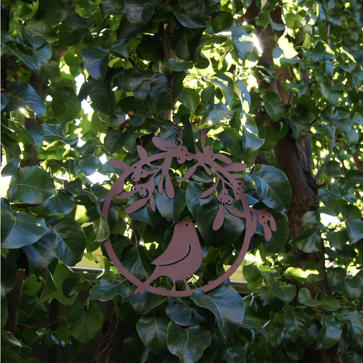 Hanging Circle with Bird Head Up