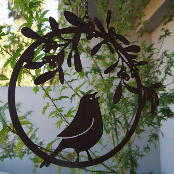 Hanging Circle with Bird Head Up
