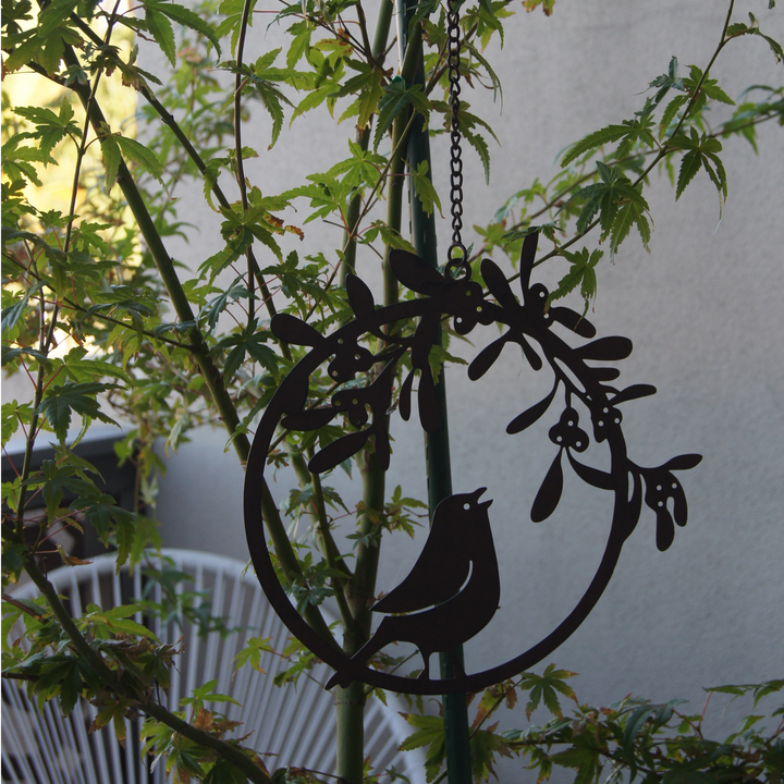 Hanging Circle with Bird Head Up