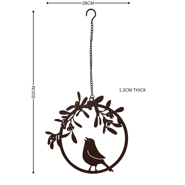 Hanging Circle with Bird Head Up