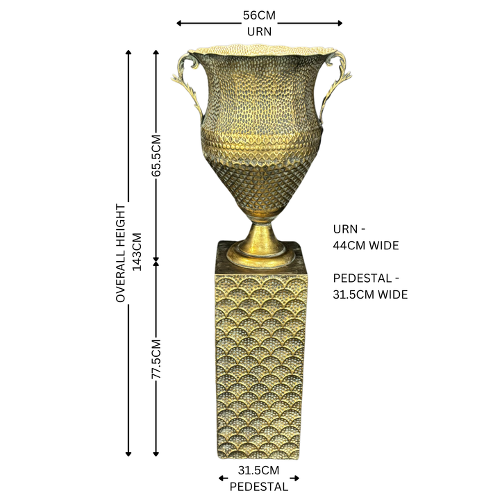 Urn & Pedestal - Palmero & Milan