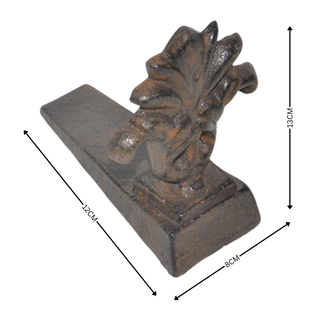 Cast Iron - Doorstop Crest
