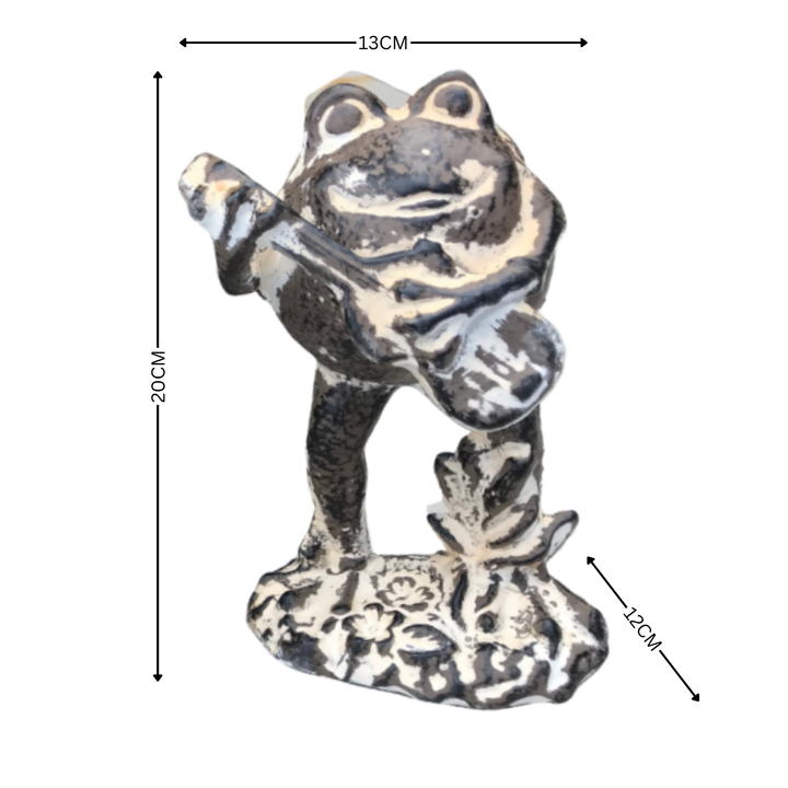 Statue - Frog Playing Guitar