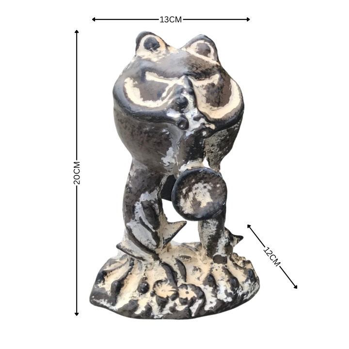 Statue - Frog Playing Trumpet