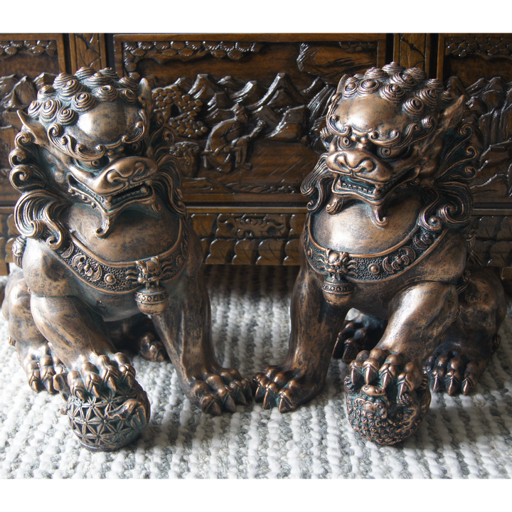 Statue Gargoyle - Guardian Lions Set of 2