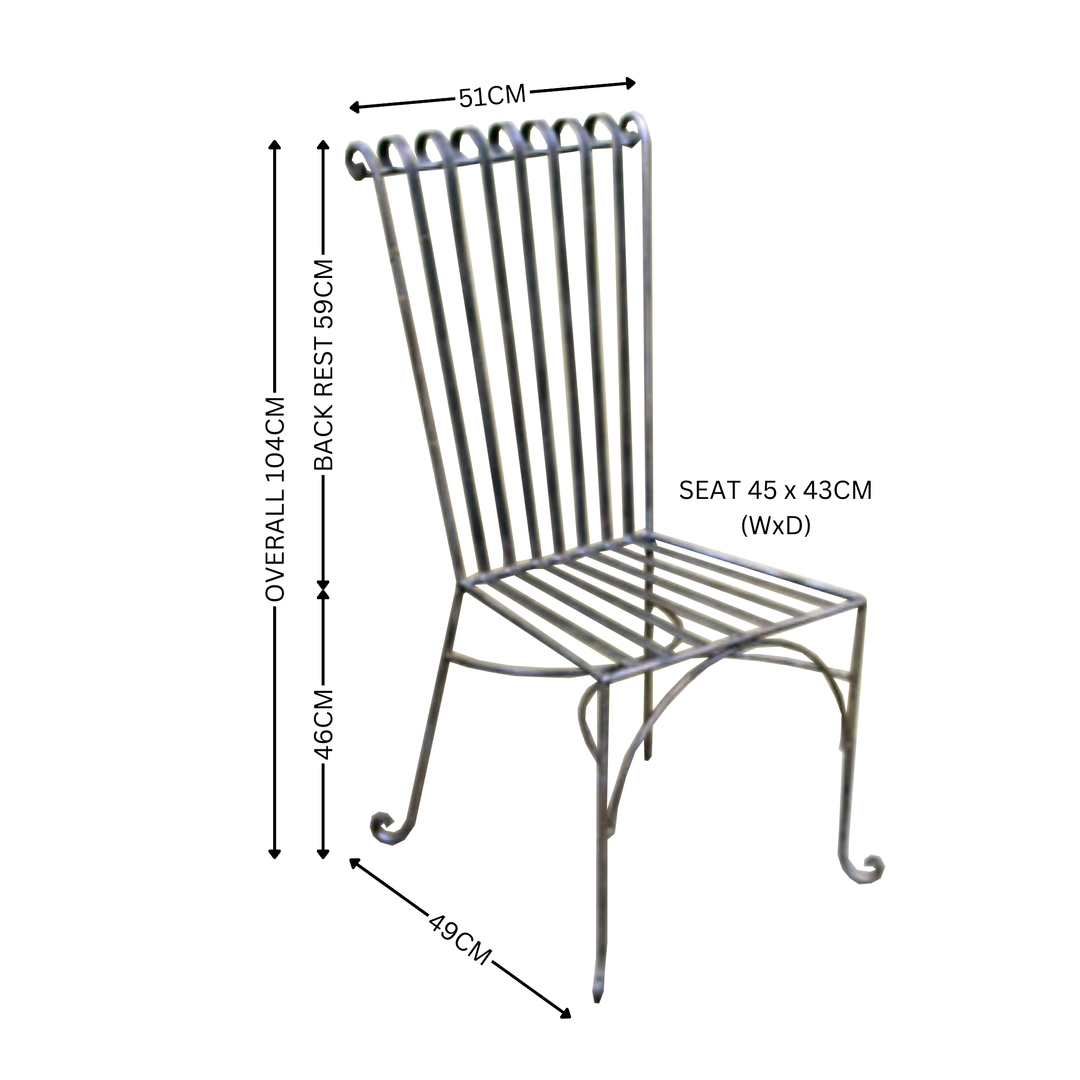 Chairs - Wrought Iron Emily