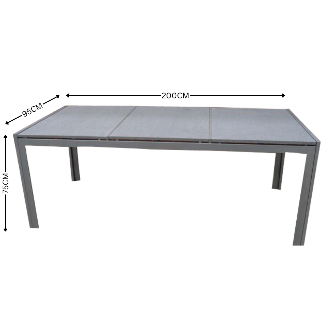 Table - Outdoor Granite Trois Rectangular 95x200x75cm