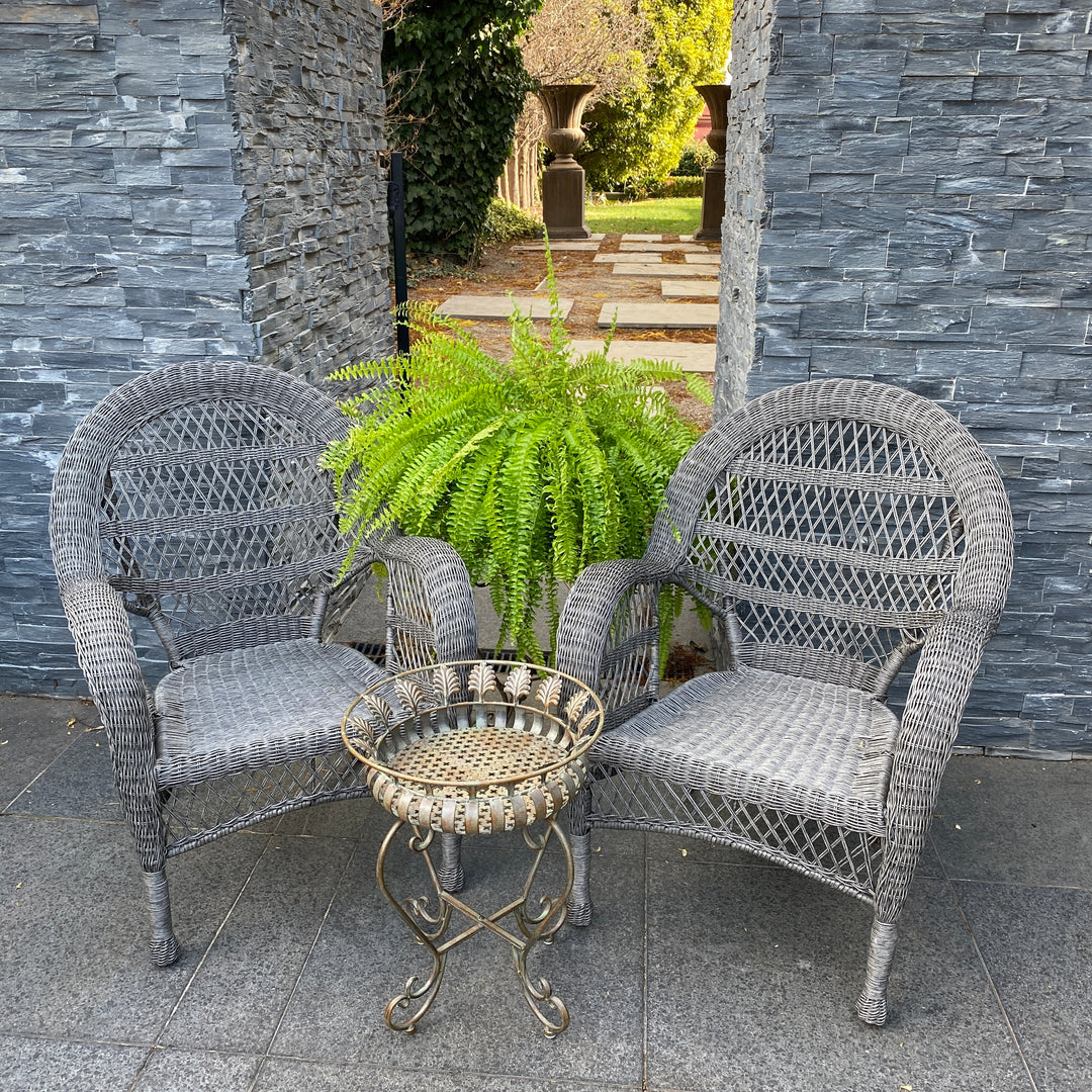 Chairs - Province Grey Poly Wicker