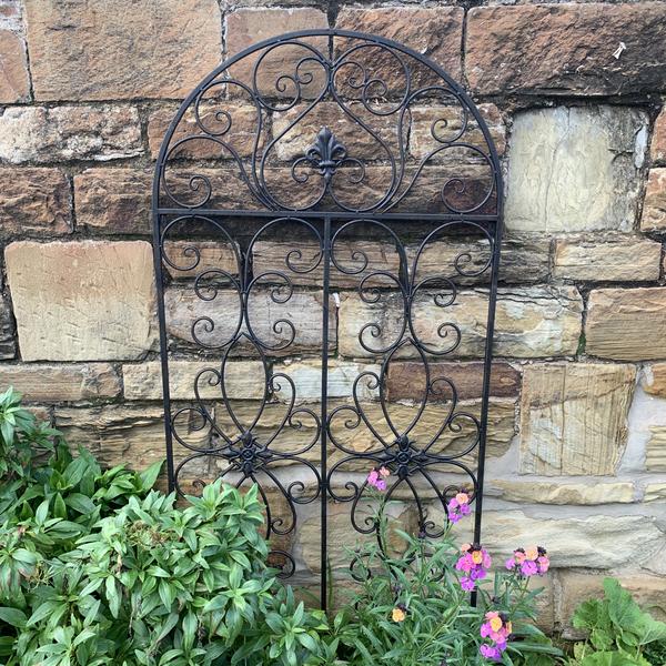 Wall Decor Arched Rustic Brown