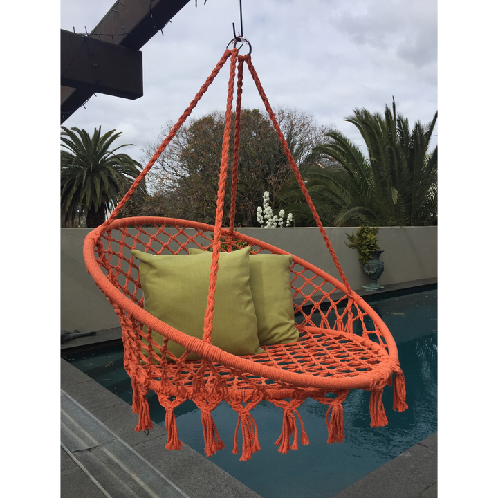 Chairs - Macrame Hanging Orange