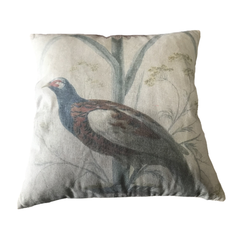 Cushion Filled Print on Fabric Pheasant