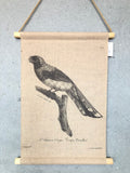Hanging Scroll - Print on Fabric Birdlife