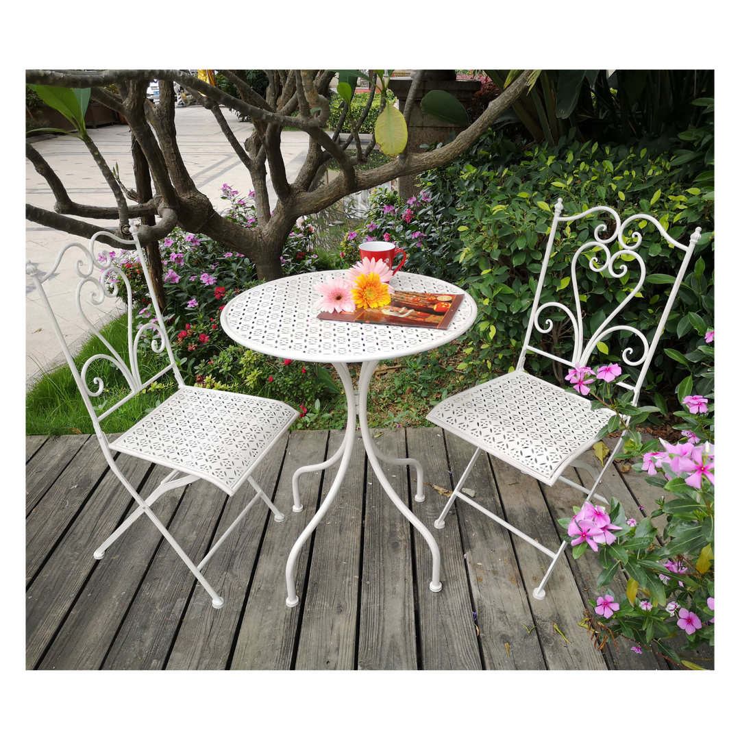 Patio Setting 3 Piece Lazio Cream Brush