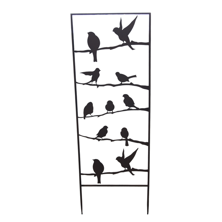 Garden Stake - Fence Metal Birds