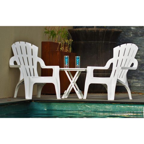 Chair Italia White Replica Adirondack