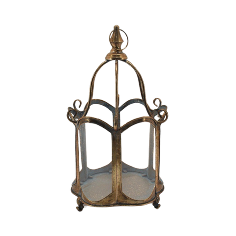 Metal Lantern with Glass