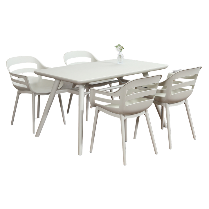 Dining Setting 5 piece Beige