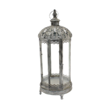 Metal Lantern with Glass - Acacia