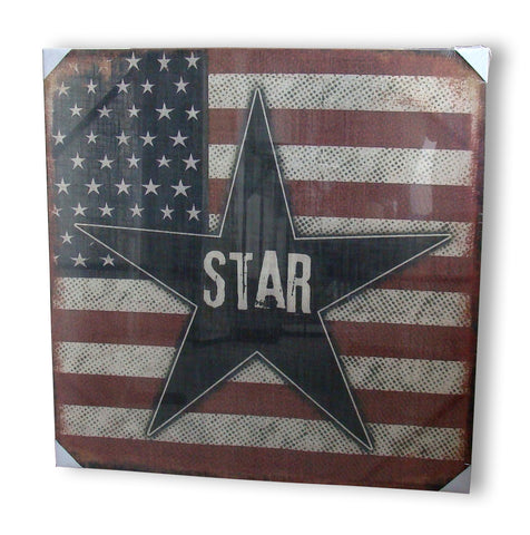 Painting Star on Flag