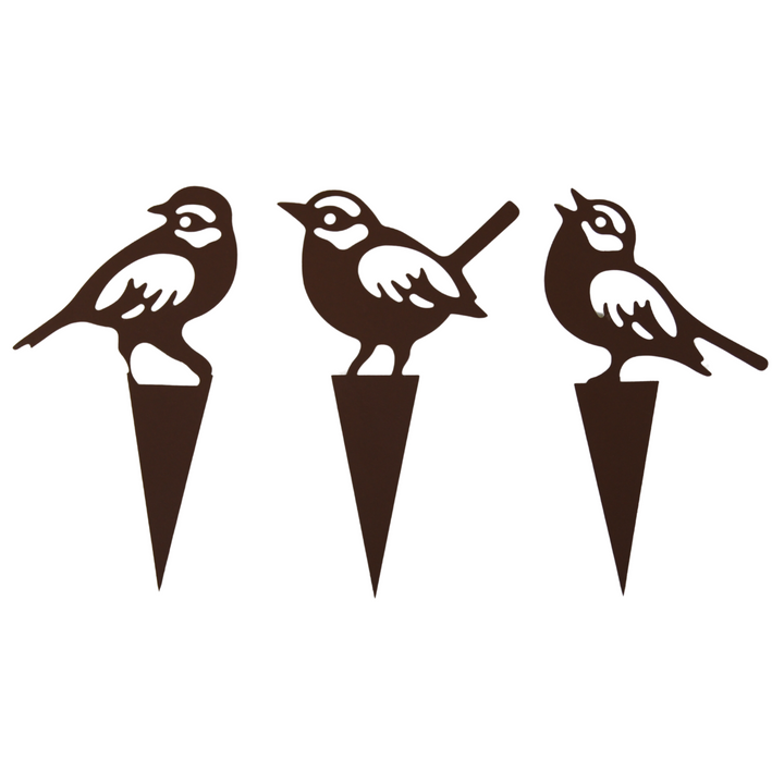 Garden Stake - Bird Set of 3