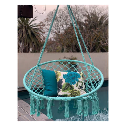 Chair Macrame Hanging Spearmint