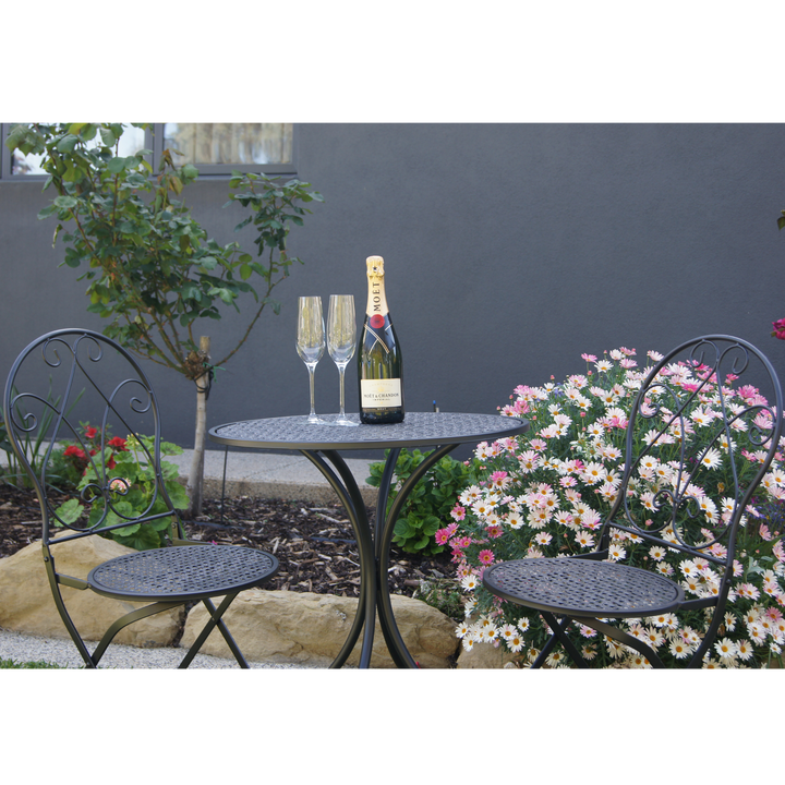 Patio Setting - Abby 3 piece in Black