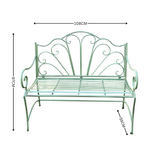 Garden Bench - Ava Antique Green