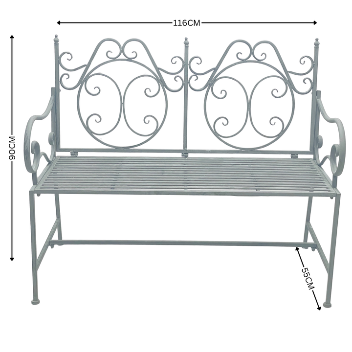 Garden Bench - Catalina Grey